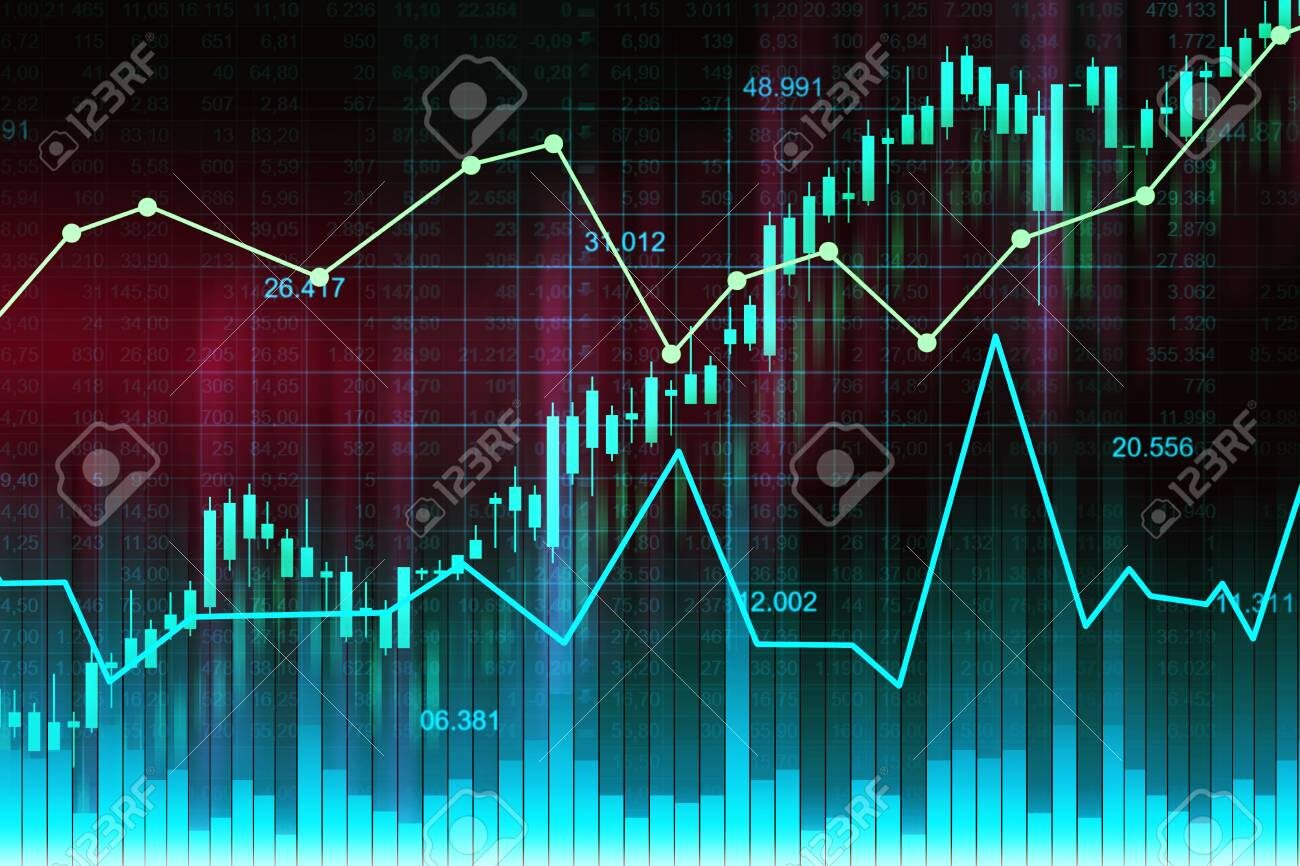 stock-market-or-forex-trading-graph-in-graphic-concept